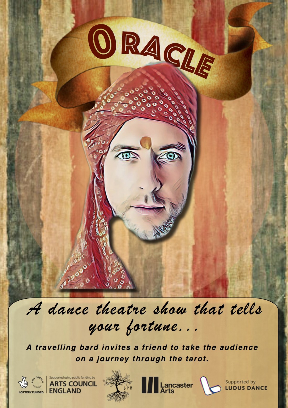 Oracle Poster (Vertical) LPM Dance Theatre present a work in progress showing of Oracle. Thursday 13 June 2019.