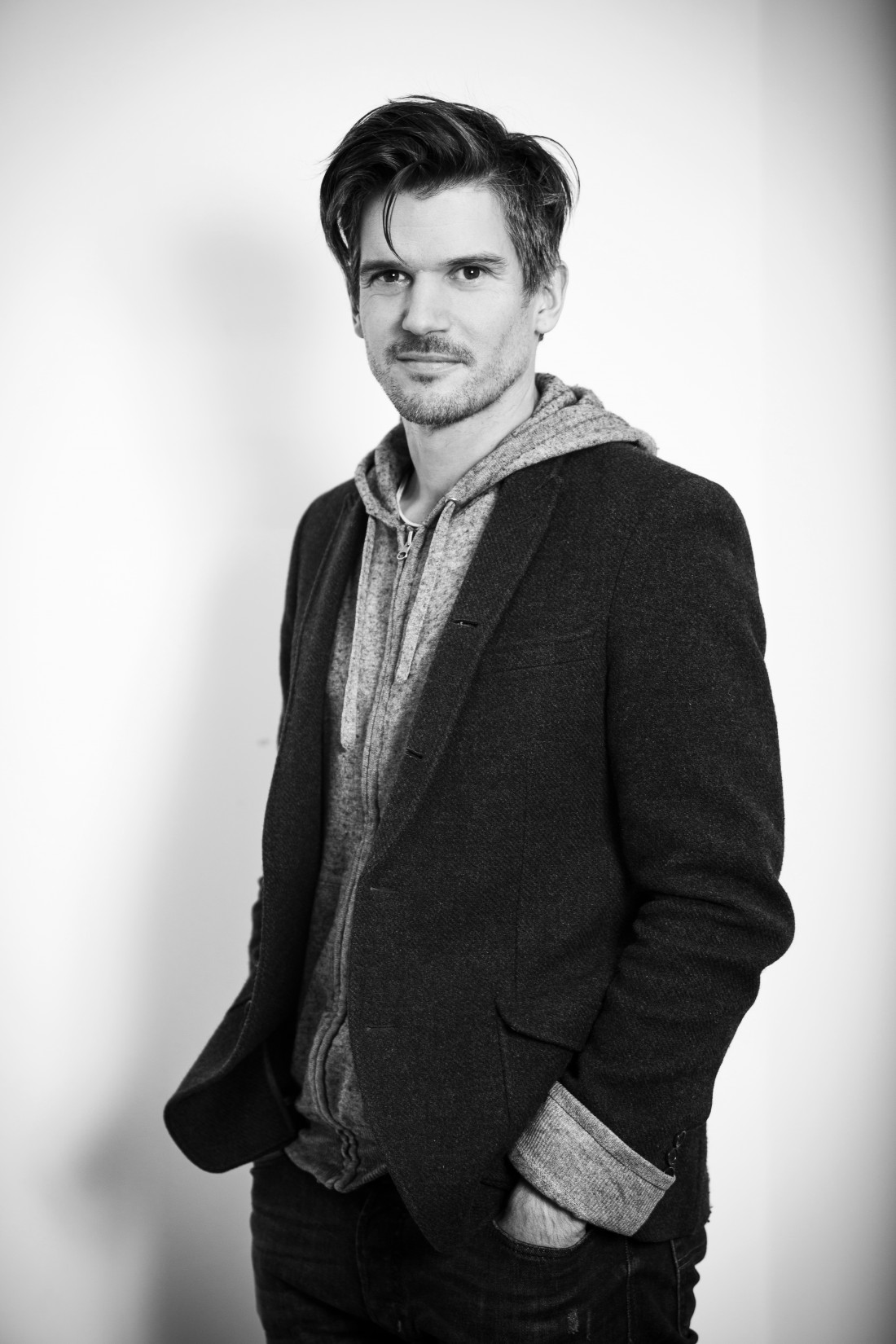Ben Duke Profile (B&W) Ben Duke, Artistic Director for Lost Dog.