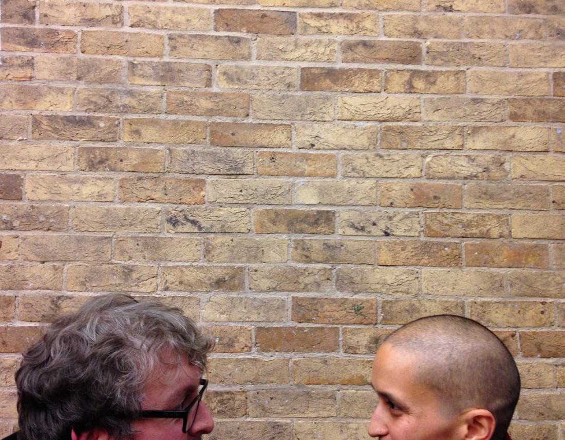 Rajni Shah and Andy Smith against brick wall Rajni Shah and Andy Smith. We are capable of so much more: Experiments in Listening (Part 3).
13th March 2015 at Live at LICA, Lancaster.