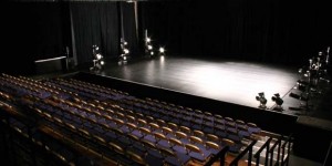 The Nuffield Theatre Stage. (Lancaster's black-box theatre) One of 3 theatres in Lancaster: the Nuffield Theatre is Lancaster's only professional black-box theatre.