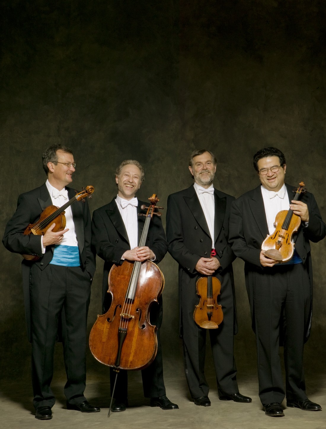 Endellion String Quartet (Brown Background) The Endellion String Quartet play at Lancaster University's Great Hall on 17 November 2016