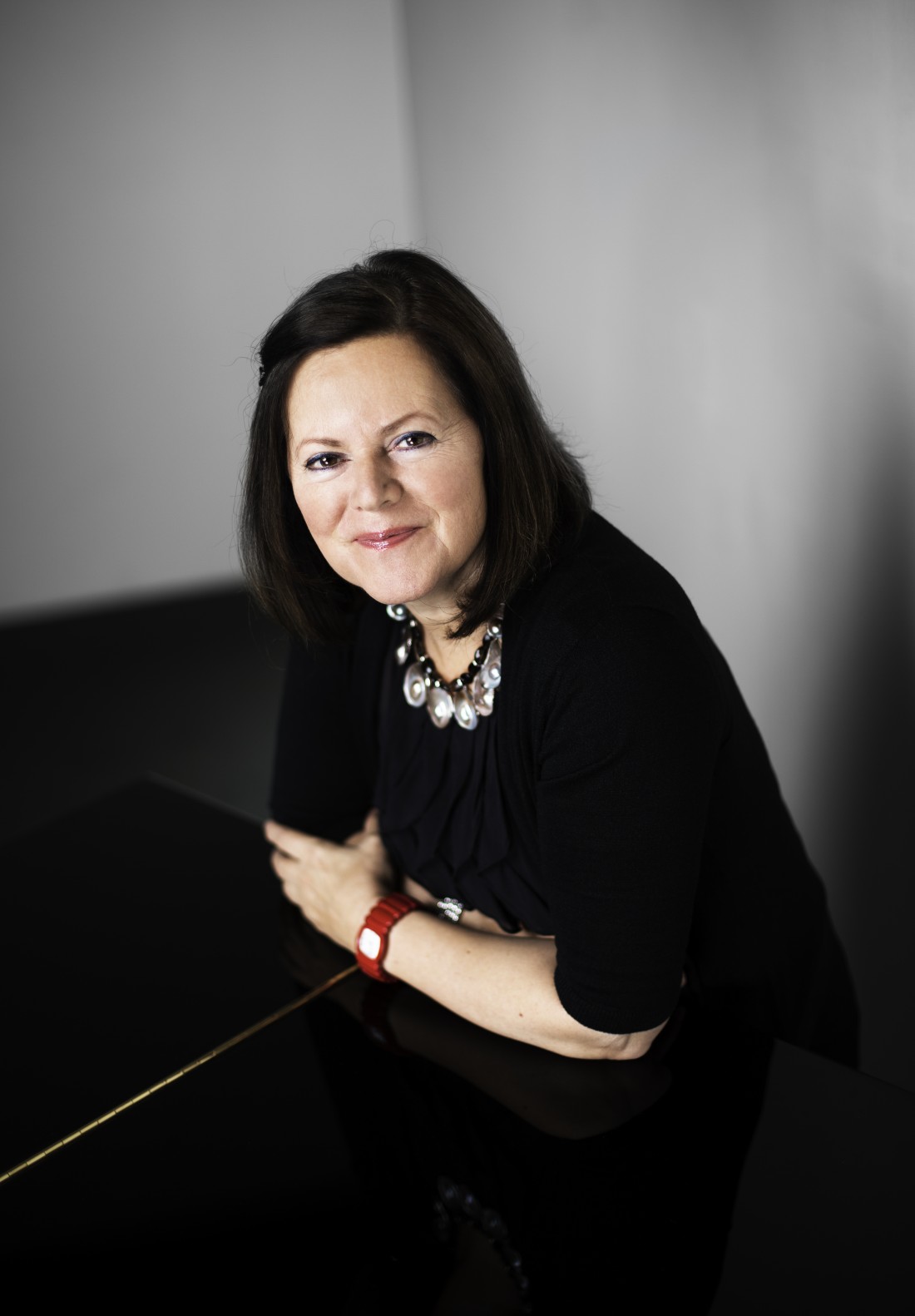 Kathryn Stott (Portrait - smiling) Pianist Kathryn Stott is our Season Finale to our 15/16 concert season here at Lancaster Arts at Lancaster University. 17 March 2016.