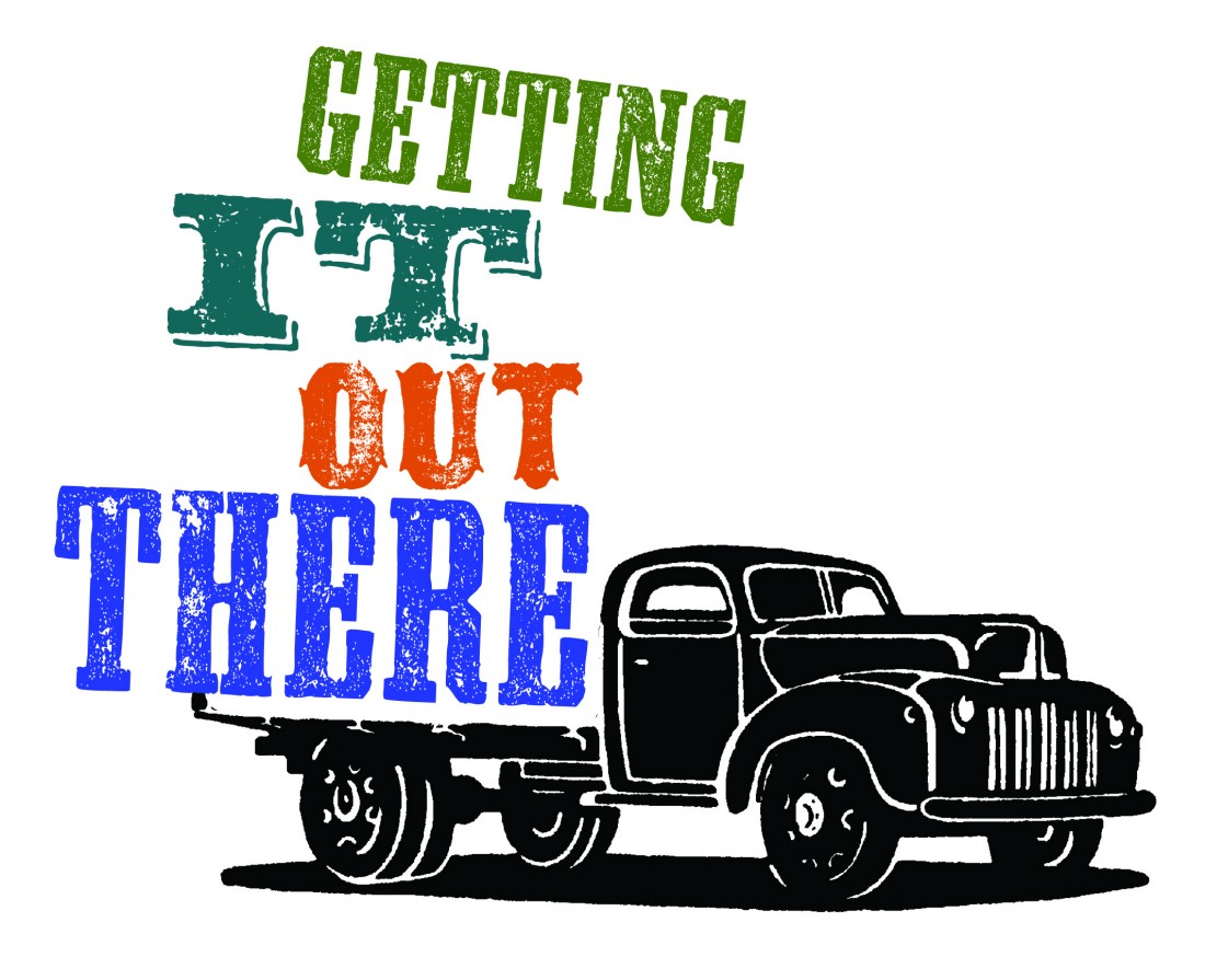 GETTING OUT THERE COLOR Getting It Out There Symposium Logo.
Live at LICA's Nuffield Theatre. 12th May 2012