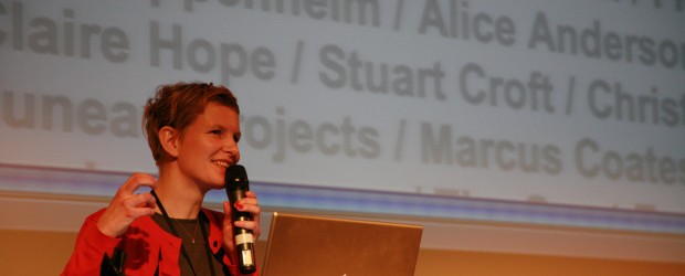 Various Artists, <em> Recycled Film Symposium</em>, 2010. Photo: Louise Hepworth. Courtesy of AV Festival 10.