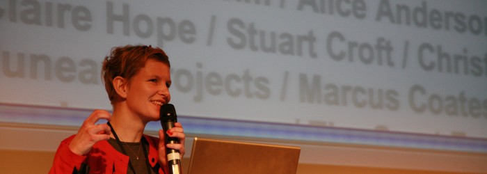Various Artists, <em> Recycled Film Symposium</em>, 2010. Photo: Louise Hepworth. Courtesy of AV Festival 10.
