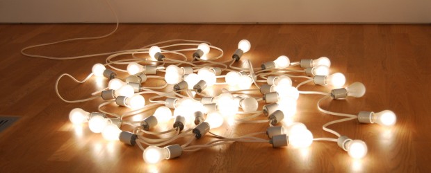 <em>A Certain Distance, Endless Light: A Project by Felix Gonzalez-Torres and William Mckeown</em>, Installation view mima, 2010. Photo: Stephen Turner. Courtesy of AV Festival 10