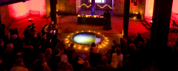 Attila Csihar, <em>A Scrying: First and Second Action (NCL)</em>, 2012. Photo: Colin Davison. Courtesy of AV Festival 12.