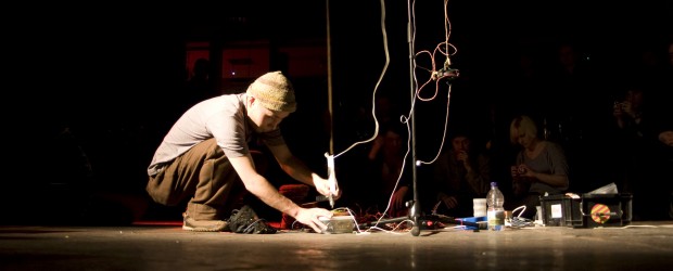Kanta Horio live, 2010. Photo: Adam Kasar. Courtesy of AV Festival 10.