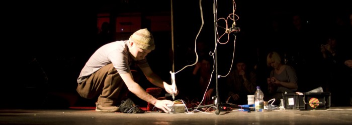 Kanta Horio live, 2010. Photo: Adam Kasar. Courtesy of AV Festival 10.
