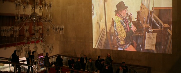 Charlemagne Palestine, <em>Carillon Bells</em>, 2010. Photo: Louise Hepworth. Courtesy of AV Festival 10.