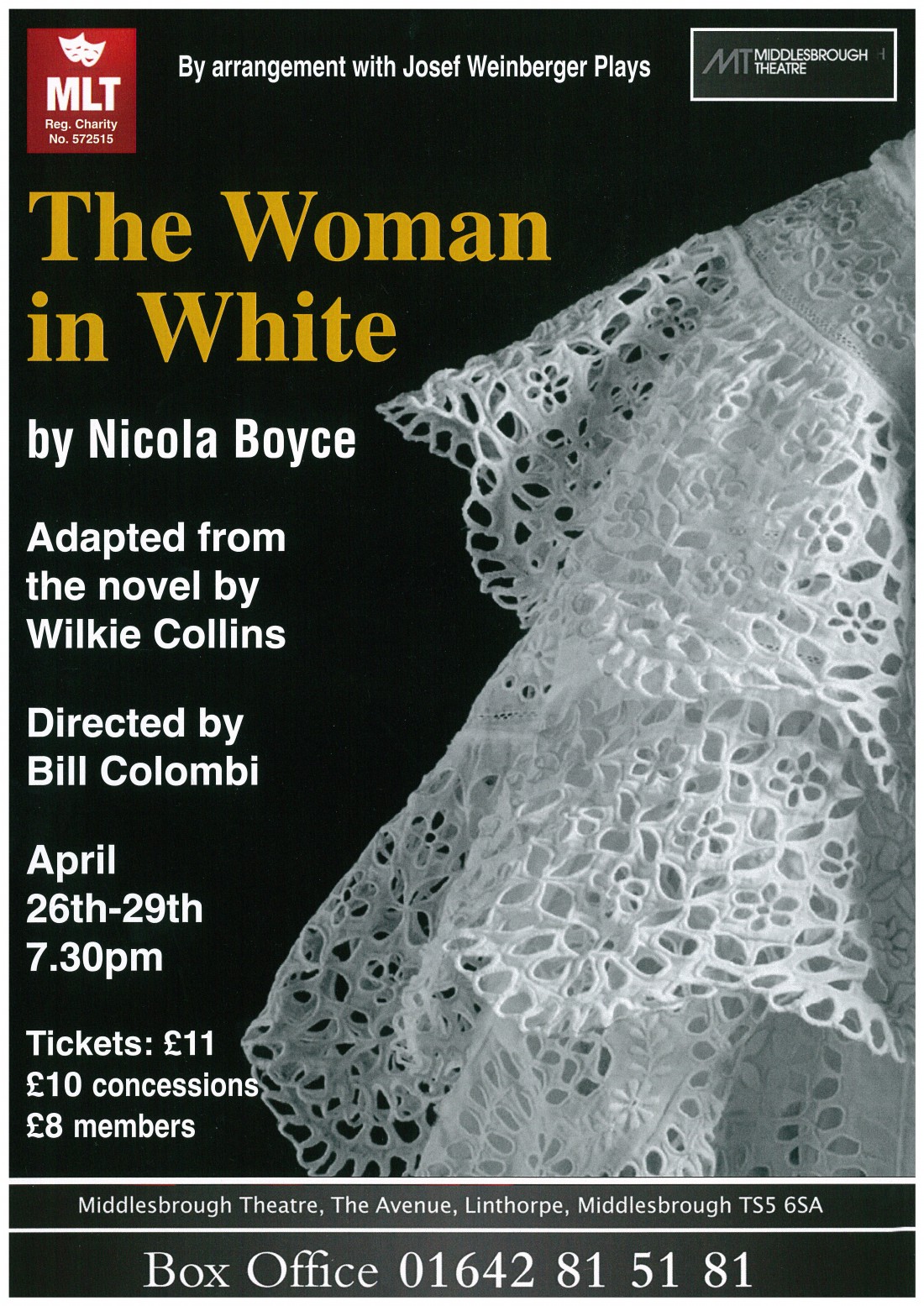 Woman in White Poster